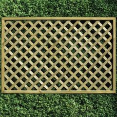 1.8m x 1.2m (6ft x 4ft) Tanalised Diamond Lattice Panel (HDL11)