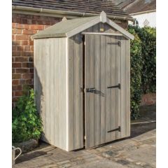 Heritage 4x3ft Shed with Dark Grey Trim