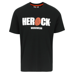 HEROCK®, Eni Logo Short Sleeve T-Shirt, Black
