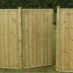 3' x 6' (915x1830mm) Highgrove TGV Gate, Square Top, Tanalised