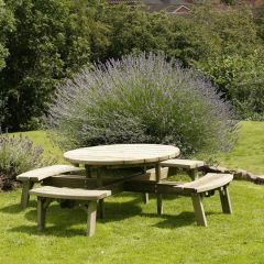 (LCPT) Large HD Circular Picnic Table