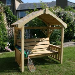 (HA) Herefordshire Arbour Seat (Apex Style Roof)