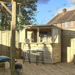 Forest  6x3ft Garden Bar