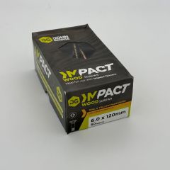 6.0 x 120mm IMPACT Wood Screws (box 50)