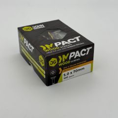 5.0 x 70mm IMPACT Wood Screws (box 100)