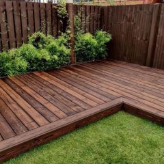 Imported Redwood IRO Eased Edge Deck Boards - Natural - 32 x 150mm x 4.8m