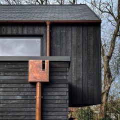 25 x 150mm (22 x 145) Home-Grown Larch IRO External Cladding, Charcoal, 3.6m