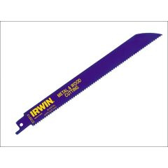 Irwin Sabre Saw Blade 810R 200mm for Metal & Wood (pack of 2)