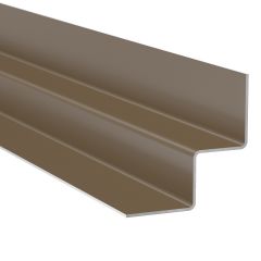 James Hardie Plank Metal Trim Internal Corner 3.0m Chestnut Brown