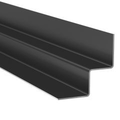 James Hardie Plank Metal Trim Internal Corner 3.0m Midnight Black