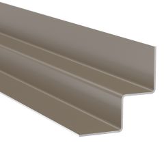 James Hardie Plank Metal Trim Internal Corner 3.0m Timber Bark