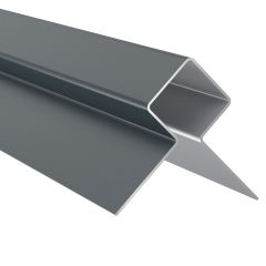 James Hardie Plank Metal Trim External Corner 3.0m Iron Grey