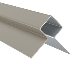 James Hardie Plank Metal Trim External Corner 3.0m Monterey Taupe