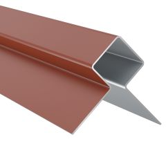 James Hardie Plank Metal Trim External Corner 3.0m Traditional Red