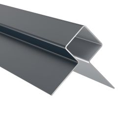 James Hardie Plank Metal Trim External Corner 3.0m Anthracite Grey
