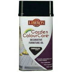 Liberon Garden ColourCare Furniture Oil Carbon Black 1 L