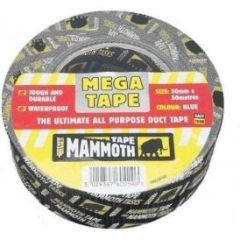Mammoth Mega Tape 50mm x 50m Black