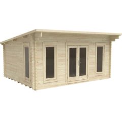 Forest Mendip Log Cabin, 5m x 4m, 34kg Felt, Underlay