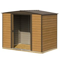 Woodvale Metal Apex Shed 10' x 6' with floor and assembly