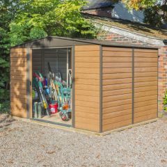 Woodvale Metal Apex Shed 10' x 8' with floor