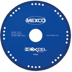 Mexco 115mm Metal Cutting Blade XCEL Grade 22.23mm bore
