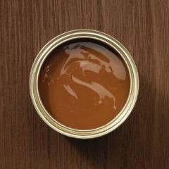 Lid off tin  to show rich, warm colour
