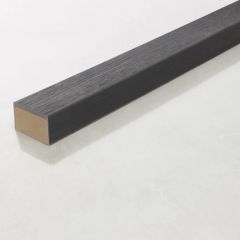 32 x 50mm Millboard SQUARE Edging *FLEXIBLE*, Brushed Basalt, 2.4m