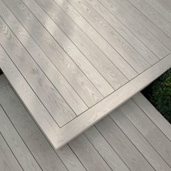 Neat geometric pattern made using alternate 126mm and 176mm deckboards