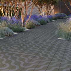 Millboard® Modello Contour Deckboard Burnt Cedar 32x196mm 3.6m