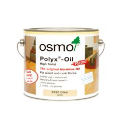 Osmo Polyx Hardwax Oil - Satin Clear RAPID 3232 - 2.5 litres
