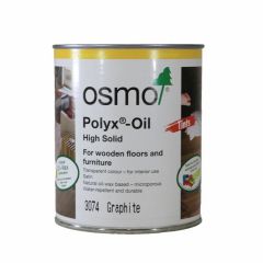 Osmo Polyx Hardwax Oil Tint - Graphite 3074 - 0.75 litres