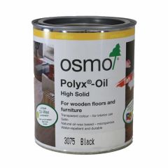 Osmo Polyx Hardwax Oil Tint - Black 3075 - 0.75 litres