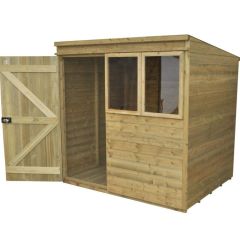 Forest Premium T&G 7x5 Pent Shed, Pressure Treated