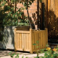 Square Planter, Rowlinsons (H)500mm (W)500mm (D)500mm