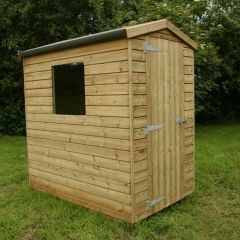 Apex Shed, Premier, ex.19mm Shiplap, Tanalised 6' x 4'