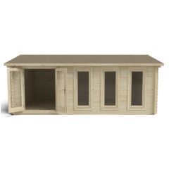 Forest Blakedown Log Cabin, 6m x 4m, 24kg Felt, includes Installation