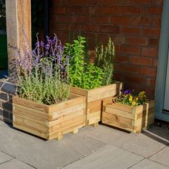 Kendal Square Planter - Set of 3  (Home Delivery)