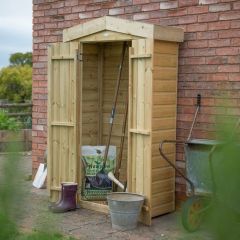 Shiplap Apex Tall Garden Store - Pressure Treated (Installed)