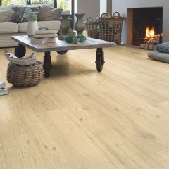 Quick-Step Impressive Ultra Laminate Flooring, Sandblasted Oak Natural