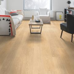 Quick-Step Largo Laminate Flooring, White Varnished Oak