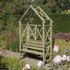 Rustic Seat/Arbour, Rowlinsons