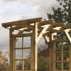Clean lines but attractive, the Square Top Arch is an attractive addition to virtually any garden