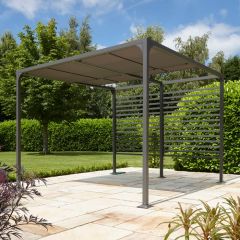 Florence Canopy with garden furniture for idea of scale