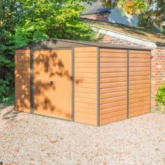 Woodvale Metal Apex Shed 10' x 8' with floor
