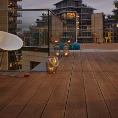 Millboard Enhanced Grain Deckboard - Coppered Oak - 32 x 176mm x 3.6m