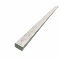 Millboard Bullnose Flexible Edging - Limed Oak - 32 x 50mm x 2.4m