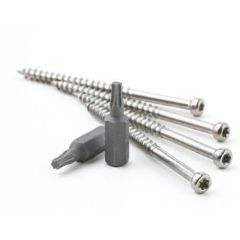 Millboard Durafix Fascia Screw w/ Torx Bit (Box of 100) 4.5 x 35mm