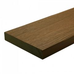 Newtechwood Ultrashield Solid Square Edge Board - Teak - 23 x 138mm x 3.6m