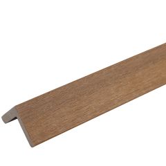 40 x 40mm NewTechWood UltraShield Angle Edging, Teak, 2.2m **SPECIAL ORDER**