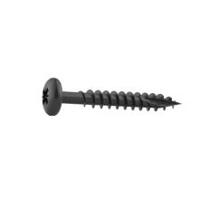 Durapost Pan Head Timber Screw (Bag of 10) - Anthracite Grey - 4mm x 40mm